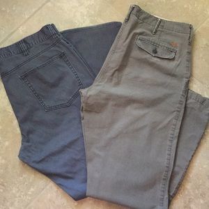 2 pair men’s pants